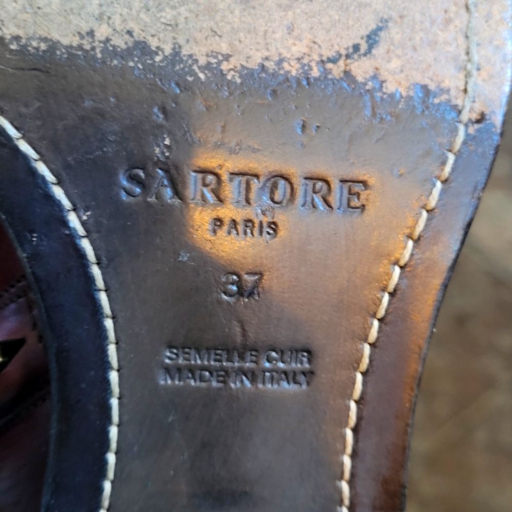 Brown riding boots